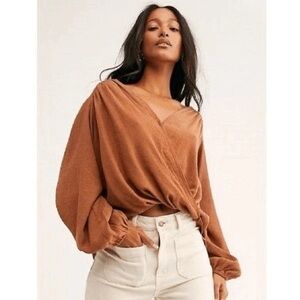 Free people draped blouse